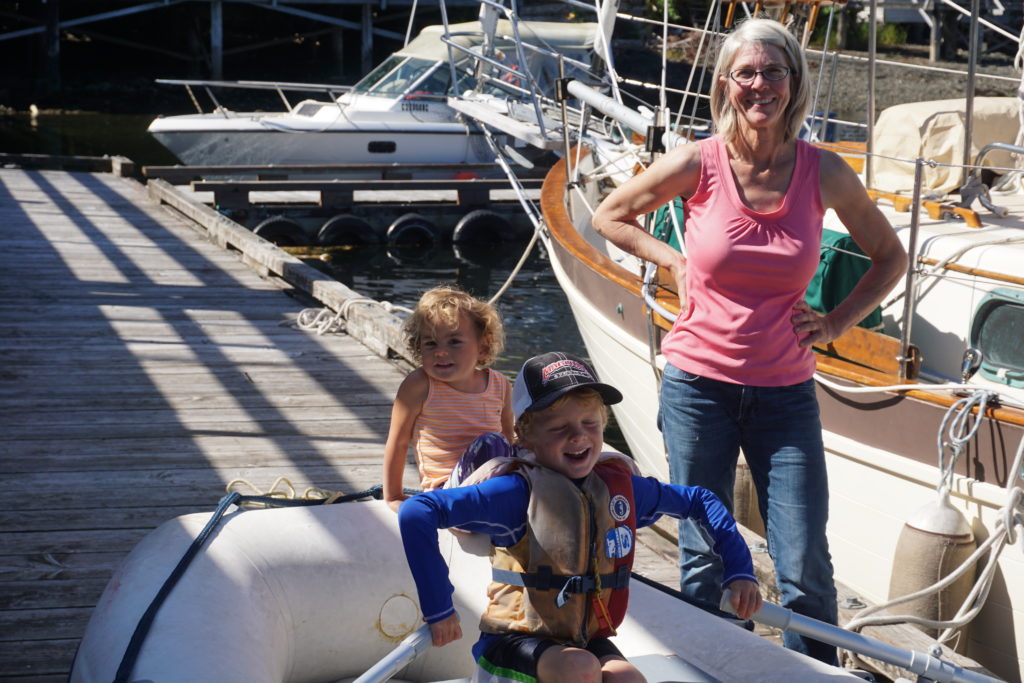 Crew from s/v Arrow at Walters Cove, only critters we've found cuter than sea otters.